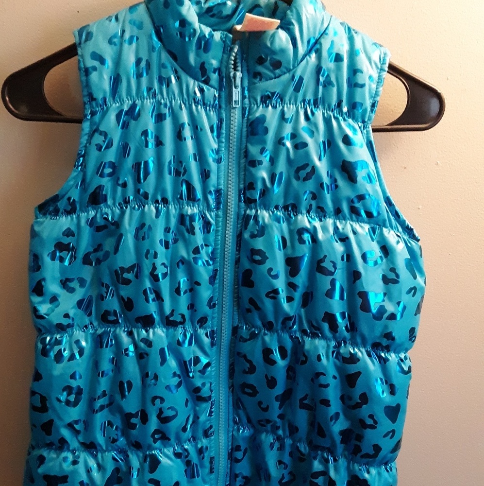 Girls blue vest